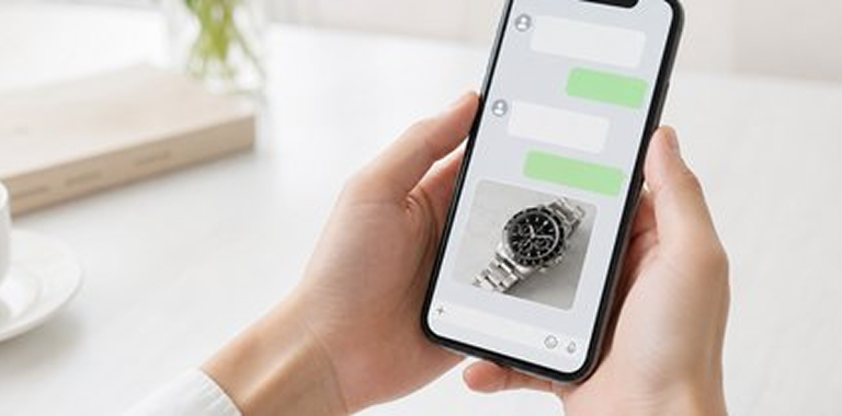情報と写真を送信