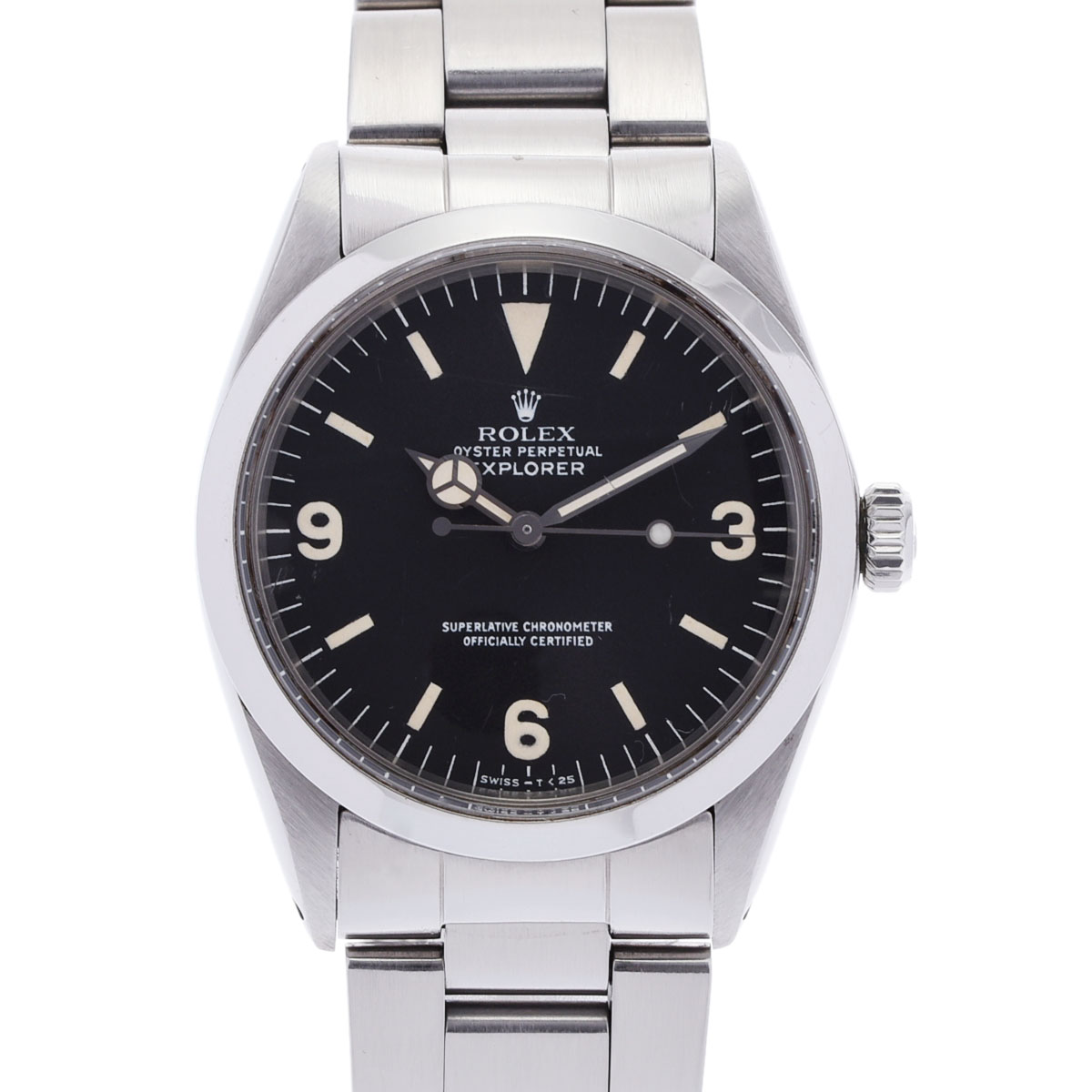 ロレックス エクスプローラー1 1016 ブラック メンズ 時計 【wristwatch】
