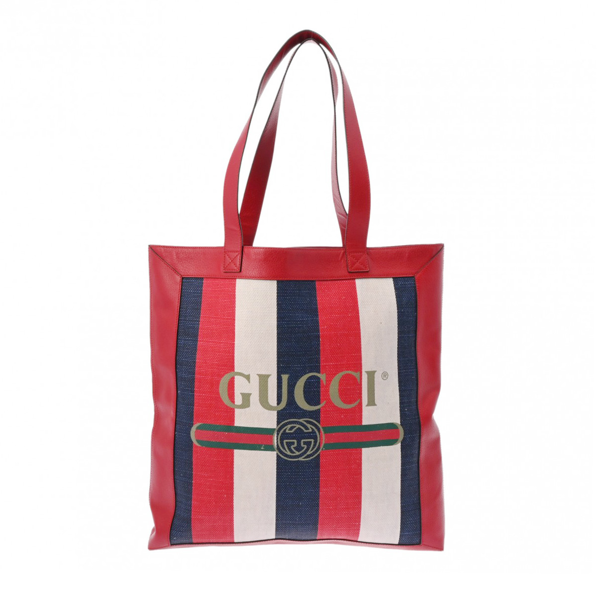 グッチ ソーホーチェーントート トリコロール 523781 レザー/キャンバス レディース バッグ 【bag】
