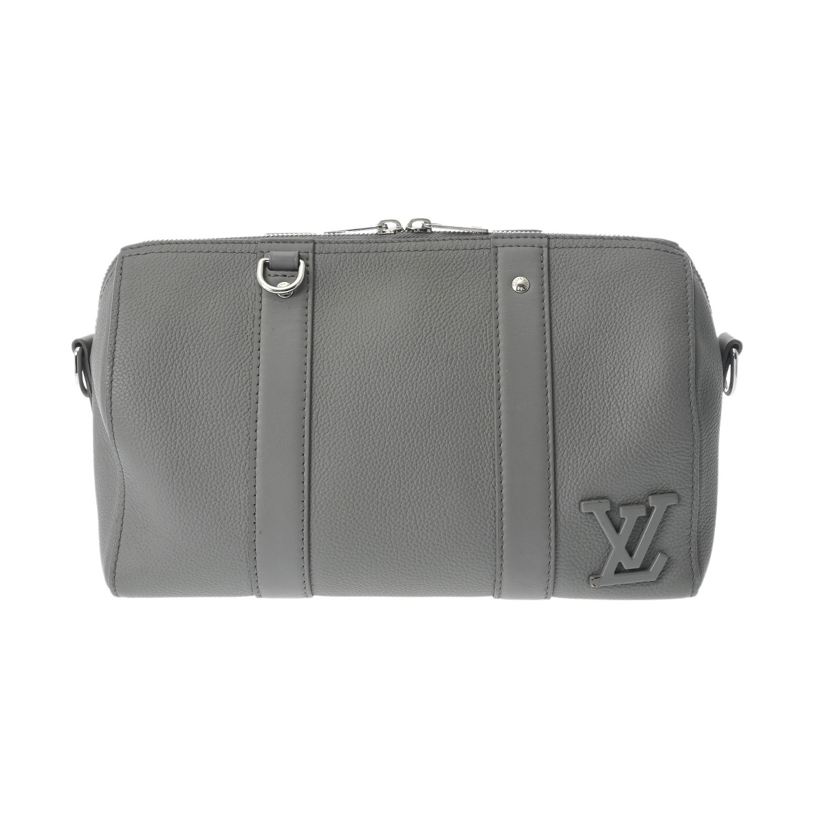 ルイヴィトン アエログラム シティ キーポル グレー M59328 トリヨンレザー メンズ バッグ 【bag】