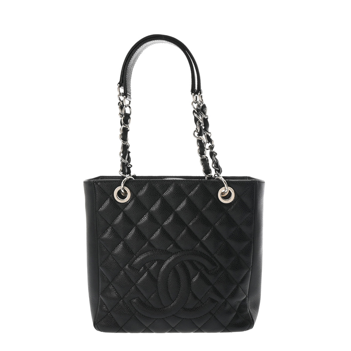 シャネル マトラッセ PST プチショッピングトート ブラック A50994 キャビアスキン レディース バッグ 【bag】