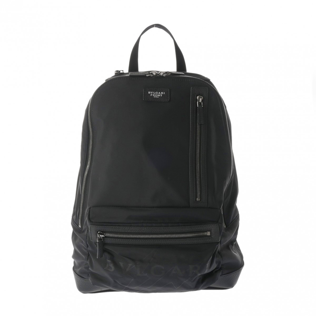 ブルガリ フラグメントコラボ バックパック ブラック 290732 ナイロン/レザー メンズ バッグ 【bag】