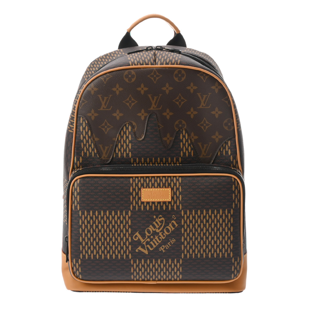 ルイヴィトン ダミエ ジャイアント バックパック NIGOコラボ ブラウン N40380 ダミエキャンバス メンズ バッグ 【bag】