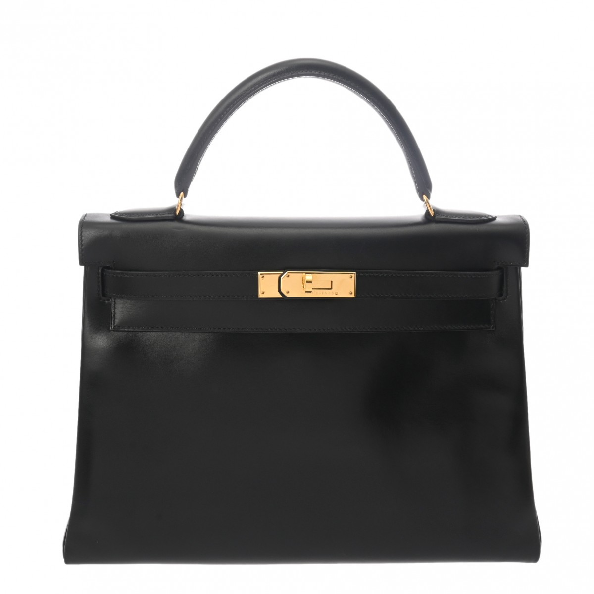 エルメス 32 内縫い 2WAY ブラック ボックスカーフ レディース バッグ 【bag】
