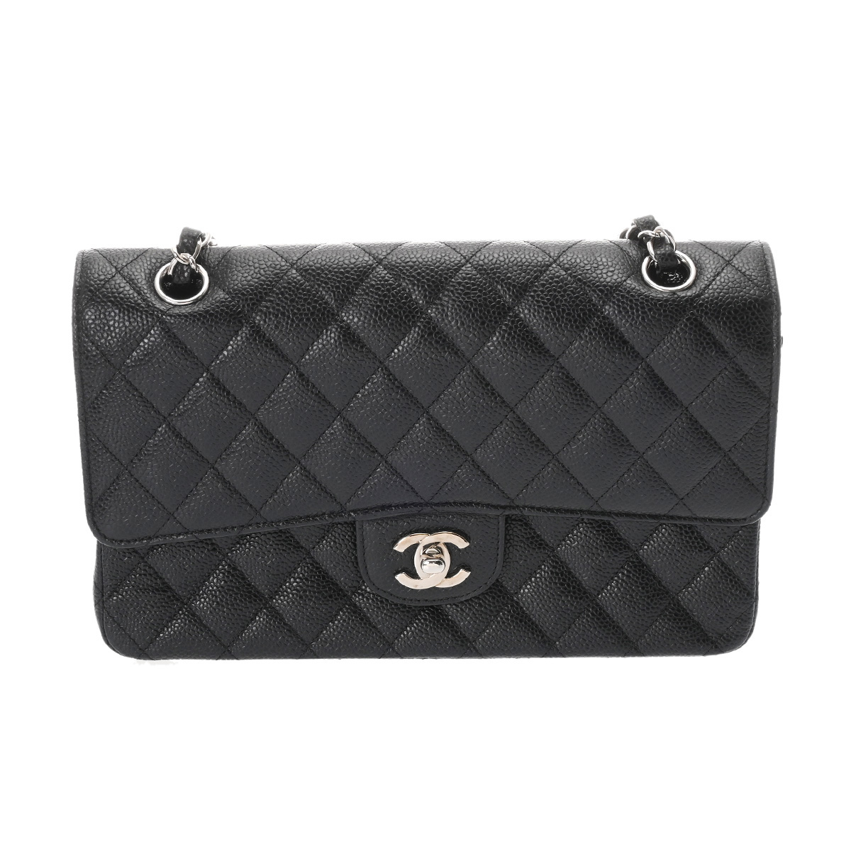シャネル マトラッセ クラシック ハンドバッグ 25cm ブラック A01112 グレインドカーフスキン レディース バッグ 【bag】