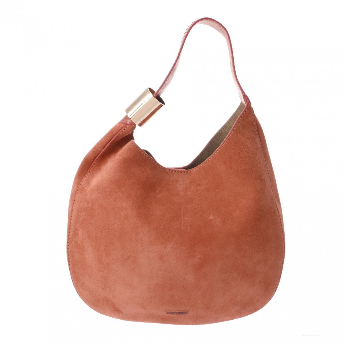 ジミーチュウ セミショルダー ピンク スエード/レザー レディース バッグ 【bag】