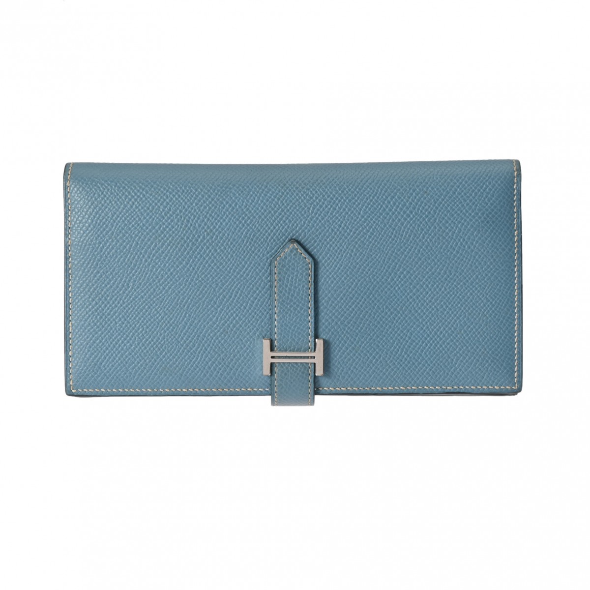エルメス ベアンスフレ ブルージーン ヴォーエプソン ユニセックス 財布 【中古】【purse】