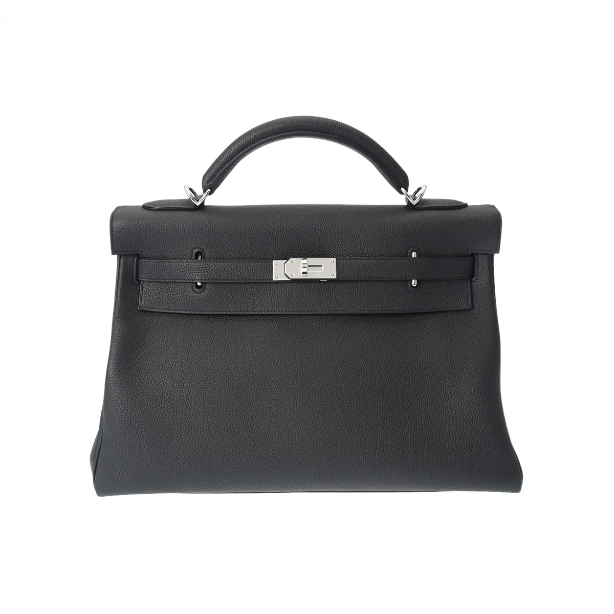 エルメス ケリー 42 マキシ ブラック トゴ レディース バッグ 【未使用】【bag】