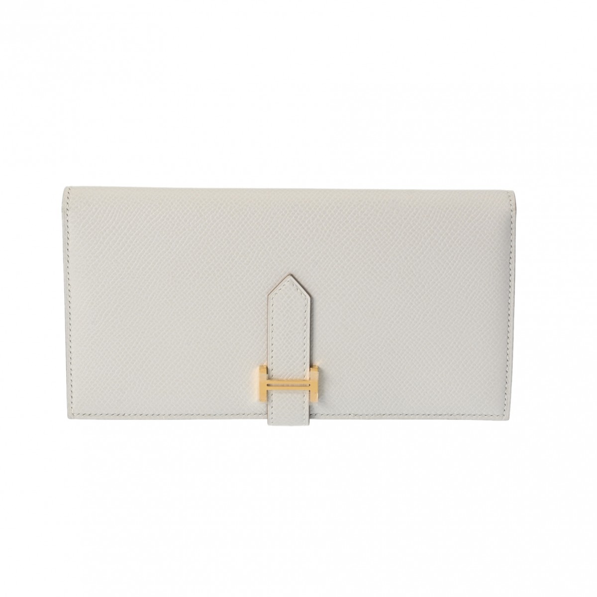 エルメス ベアン スフレ グリペール/ゴールド金具 ヴォーエプソン ユニセックス 財布 【未使用】【purse】