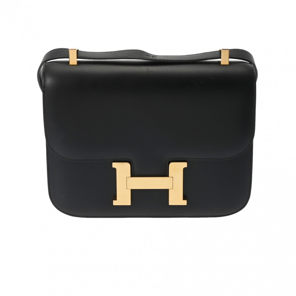 エルメス コンスタンス 23 ブラック ボックスカーフ レディース バッグ 【中古】【bag】