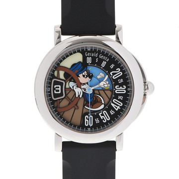 ジェラルドジェンタ レトロファンタジー ジャンピングアワー ミッキーマウス RSF.X.10 ブラック メンズ 時計 【wristwatch】