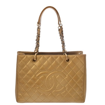 シャネル GST グランドショッピングトート ゴールド A50995 キャビアスキン レディース バッグ 【bag】