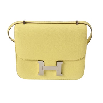 エルメス コンスタンス3 ミニ 18 ミロワール リモンチェッロ シェーブル レディース バッグ 【bag】
