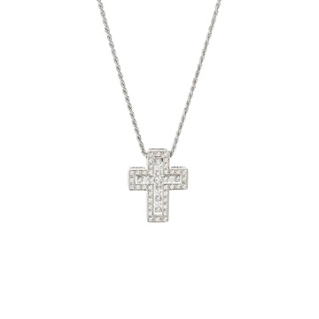 ダミアーニ ベルエポック クロス サイドダイヤ K18ホワイトゴールド WG レディース ジュエリー 【jewelry】
