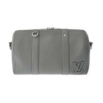 ルイヴィトン アエログラム シティ キーポル グレー M59328 トリヨンレザー メンズ バッグ 【bag】