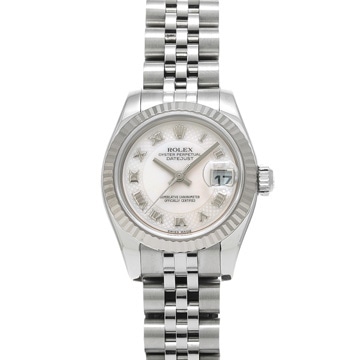 ロレックス デイトジャスト  179174NRD ピンクシェル レディース 時計 【wristwatch】