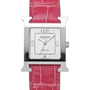 エルメス ラムシス HH3.510 ホワイト レディース 時計 【wristwatch】