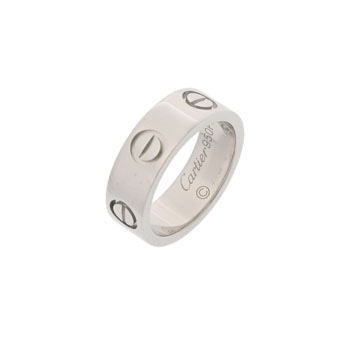 カルティエ ラブ リング #45 Pt950プラチナ レディース ジュエリー 【jewelry】