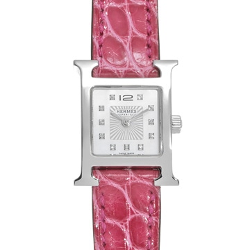 エルメス ラムシス ミニ HH1.110 シェル/ダイヤモンド レディース 時計 【wristwatch】