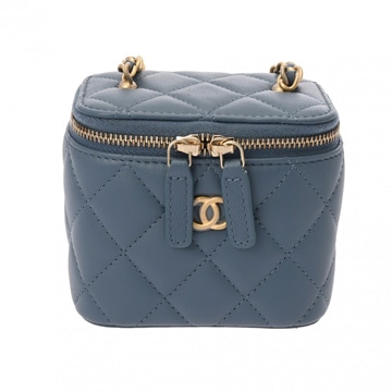 シャネル マトラッセ ココボール チェーンポーチ ブルーネイビー AP1447 ラムスキン レディース バッグ 【bag】