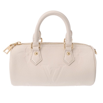 ルイヴィトン モノグラムアンプラント パピヨン BB 2WAY アイボリー M45980 レザー レディース バッグ 【bag】