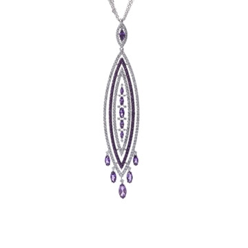 ダミアーニ アメジスト ダイヤ K18ホワイトゴールド WG レディース ジュエリー 【jewelry】