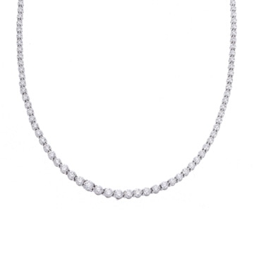 ティファニー ヴィクトリア グラジュエイテッド フルダイヤ Pt950プラチナ ユニセックス ジュエリー 【jewelry】