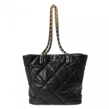 シャネル シャネル19 チェーントート ブラック AS3519 ラムスキン レディース バッグ 【bag】