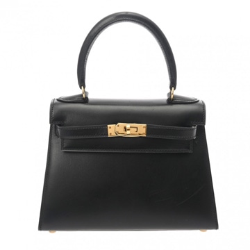 エルメス ミニ 外縫い ブラック ボックスカーフ レディース バッグ 【bag】