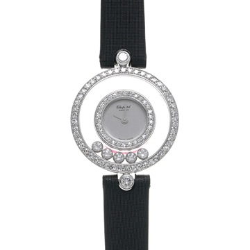 ショパール ハッピーダイヤ 20/3957 グレー/ダイヤモンド レディース 時計 【wristwatch】