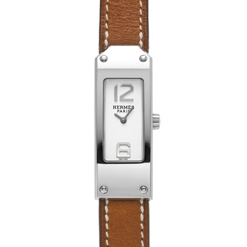 エルメス ケリー2 ドゥブルトゥール KT1.210 ホワイト レディース 時計 【wristwatch】