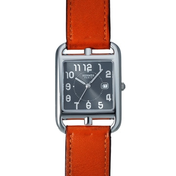 エルメス ケープコッド ドゥブルトゥール CC2.710 グレー ユニセックス 時計 【wristwatch】