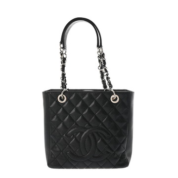 シャネル マトラッセ PST プチショッピングトート ブラック A50994 キャビアスキン レディース バッグ 【bag】