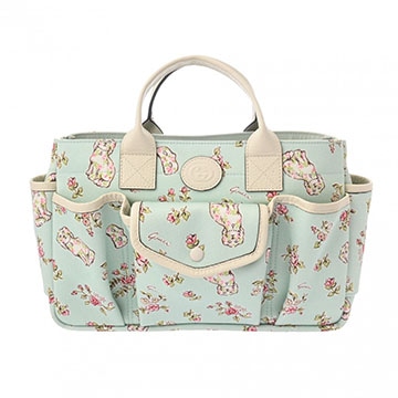 グッチ チルドレンズ 犬/フラワー柄 ミントグリーン/ホワイト 628159 キャンバス/レザー レディース バッグ 【bag】