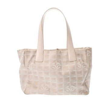 シャネル ニュートラベルライン トート PM ベージュ/シャンパンゴールド A20457 ナイロン レディース バッグ 【bag】