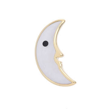 ティファニー 三日月モチーフ K18イエローゴールド YG/シェル ユニセックス ジュエリー 【jewelry】