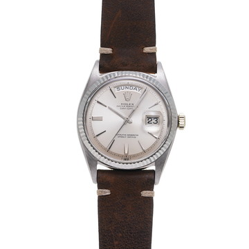 ロレックス デイデイト 純正尾錠SS 1803/9 シルバー メンズ 時計 【wristwatch】