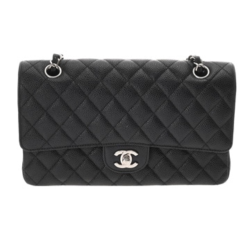 シャネル マトラッセ 11.12 クラシック ハンドバッグ 25cm ブラック A01112 キャビアスキン レディース バッグ 【bag】