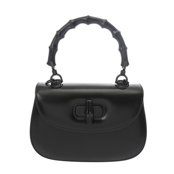 グッチ バンブー トップハンドルバッグ 1947 100DP ブラック 675797 レザー レディース バッグ 【bag】