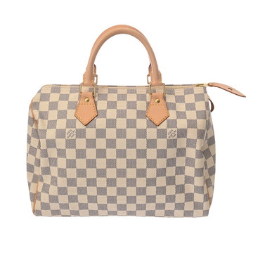 ルイヴィトン ダミエアズール スピーディ 30 ホワイト N41533 ダミエアズールキャンバス ユニセックス バッグ 【bag】
