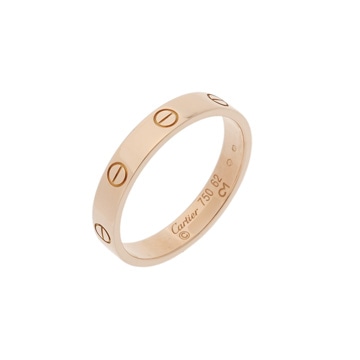 カルティエ ミニラブリング #62 K18ピンクゴールド PG ユニセックス ジュエリー 【jewelry】
