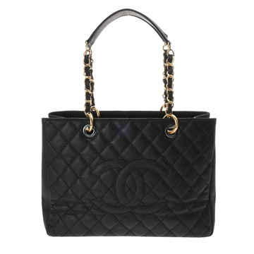 シャネル マトラッセ GST グランドショッピングトート ブラック A50995 キャビアスキン レディース バッグ 【bag】