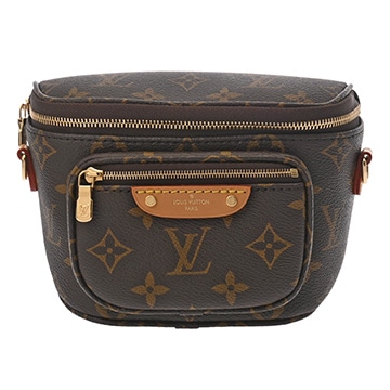 ルイヴィトン モノグラム ミニバムバッグ ブラウン M82335 モノグラムキャンバス レディース バッグ 【bag】