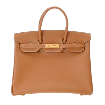 エルメス 35 ナチュラル ヴォーシャモニー ユニセックス バッグ 【bag】