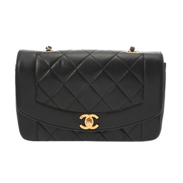シャネル マトラッセ ダイアナ 22cm チェーンショルダー ブラック A01164 ラムスキン レディース バッグ 【bag】