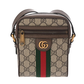 グッチ オフディア ミニメッセンジャーバッグ ベージュ GGスプリームキャンバス/レザー ユニセックス バッグ 【bag】