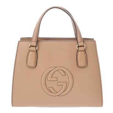 グッチ ソーホー インターロッキング 2WAY アウトレット ベージュ 607722 カーフ レディース バッグ 【bag】