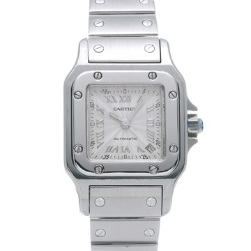 カルティエ サントス ガルベ SM 20周年記念 W20044D6 シルバー レディース 時計 【wristwatch】