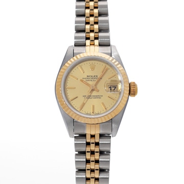 ロレックス デイトジャスト 69173 シャンパン レディース 時計 【wristwatch】