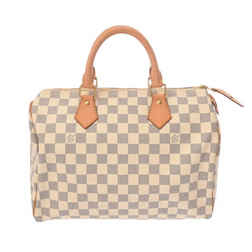 ルイヴィトン ダミエアズール スピーディ 30 ホワイト N41533 ダミエアズールキャンバス ユニセックス バッグ 【bag】